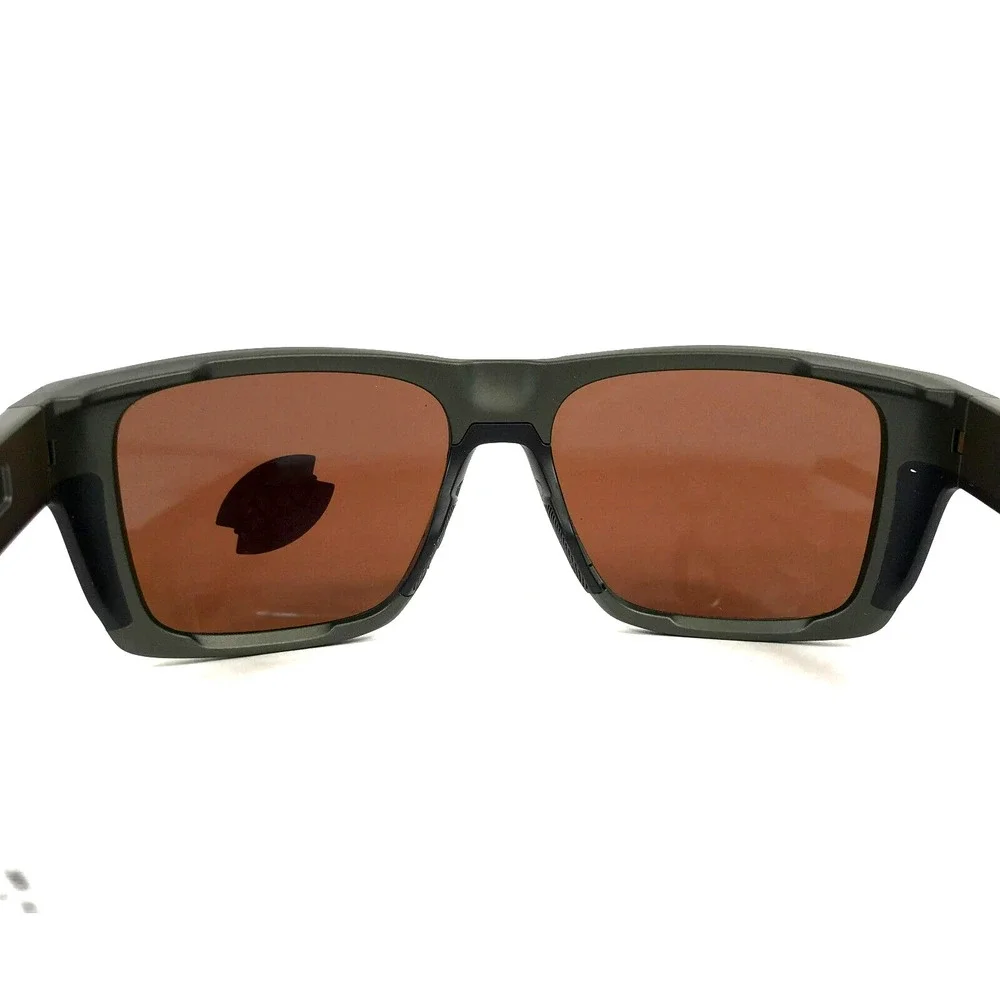 Costa Sunglasses Lido 06S9104 910410 Steel Gray Metallic Green Mirror 580G - Picture 9 of 13